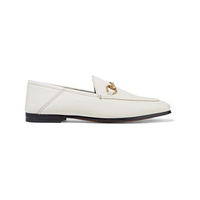 Brixton Horsebit-Detailed Leather Collapsible-Heel Loafers from Gucci
