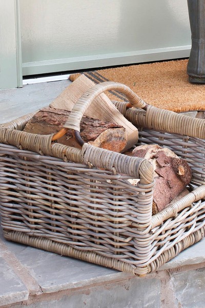 Open Log Carrier Basket