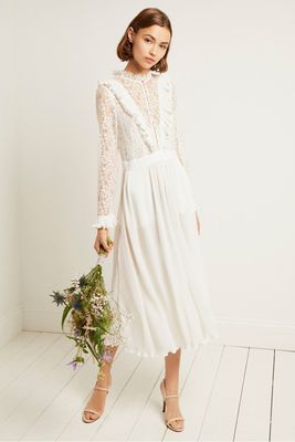  Clandre Vintage Lace Jumpsuit from French Connection