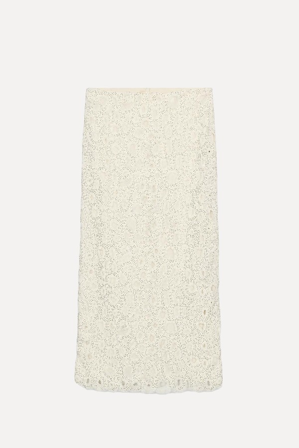  Beaded Midi Skirt