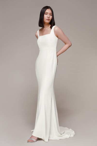 Mia Square Neck Wedding Dress from Whistles