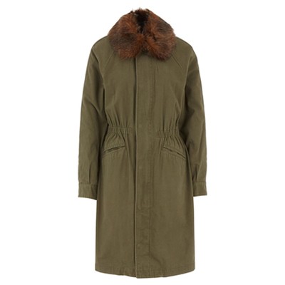 Olive Longline Parka