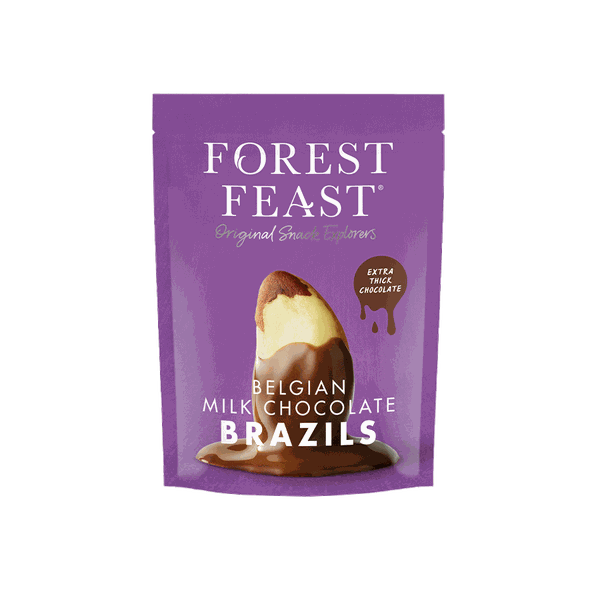 Belgian Milk Chocolate Brazils from Forest Feast 