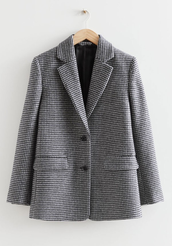 Oversized Tweed Blazer