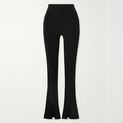 Spat Stretch-Jersey Flared Leggings from Norma Kamali