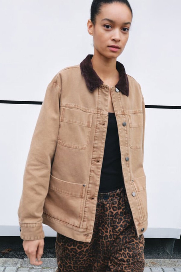 Cord Collar Jacket from Hush