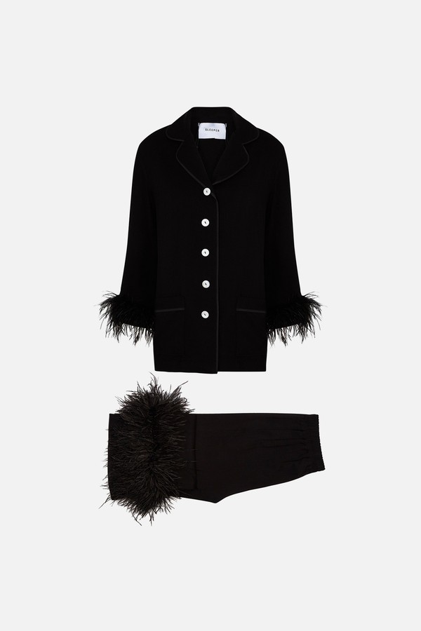 Party Feather-Trimmed Pyjama Set from Sleeper