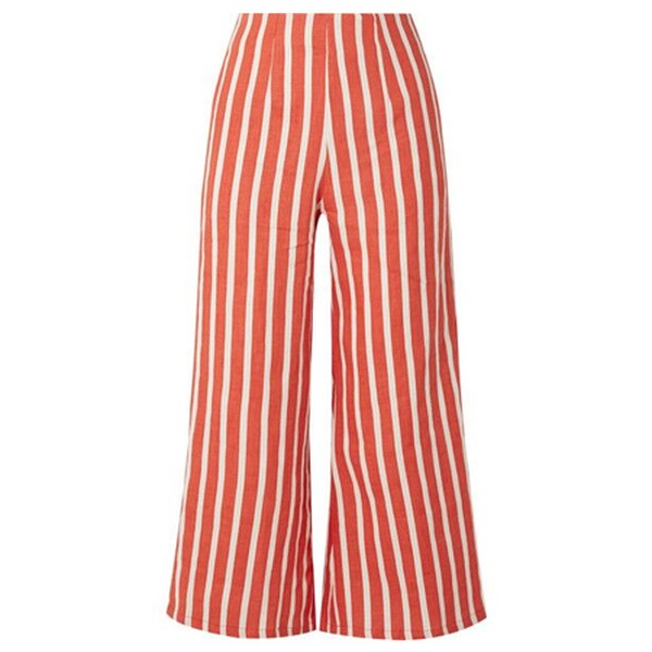 Striped Linen Wide-Leg Pants from Faithfull The Brand