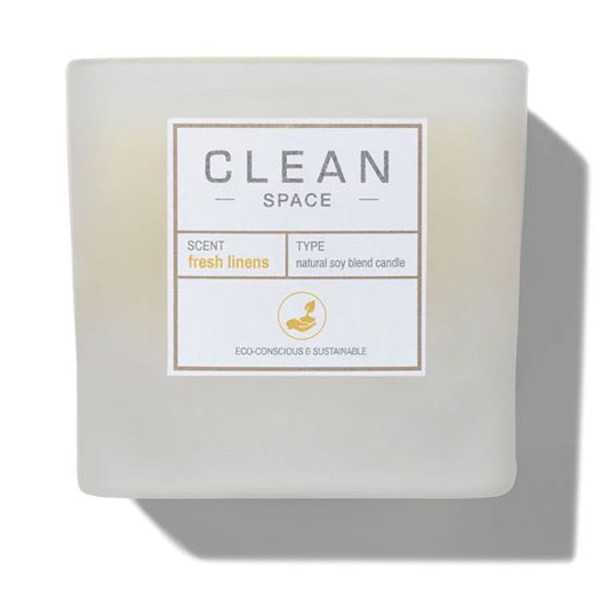 Fresh Linens Candle from Clean Reserve