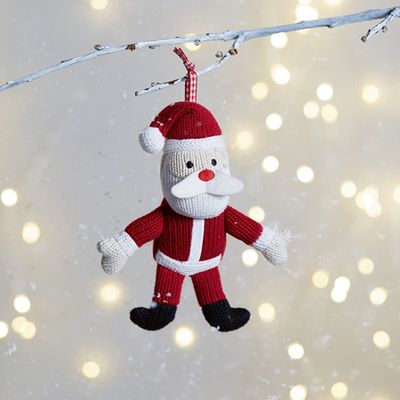 Knitted Father Christmas Decoration