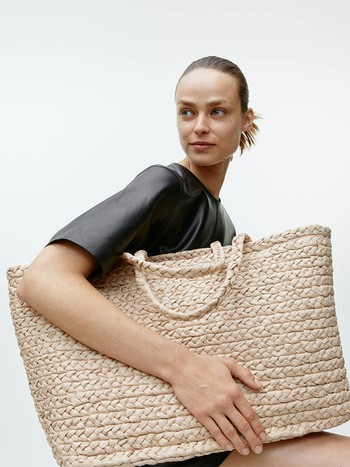 Straw Tote, £125