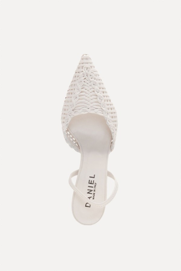 Tiffi Woven Sling Back Court Shoes from Daniel Footwear