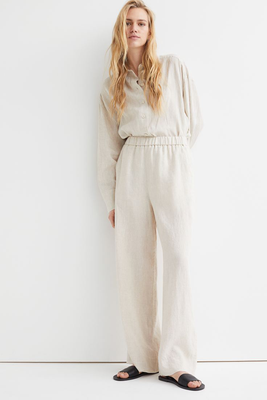 Pull-On Linen Trousers from H&M