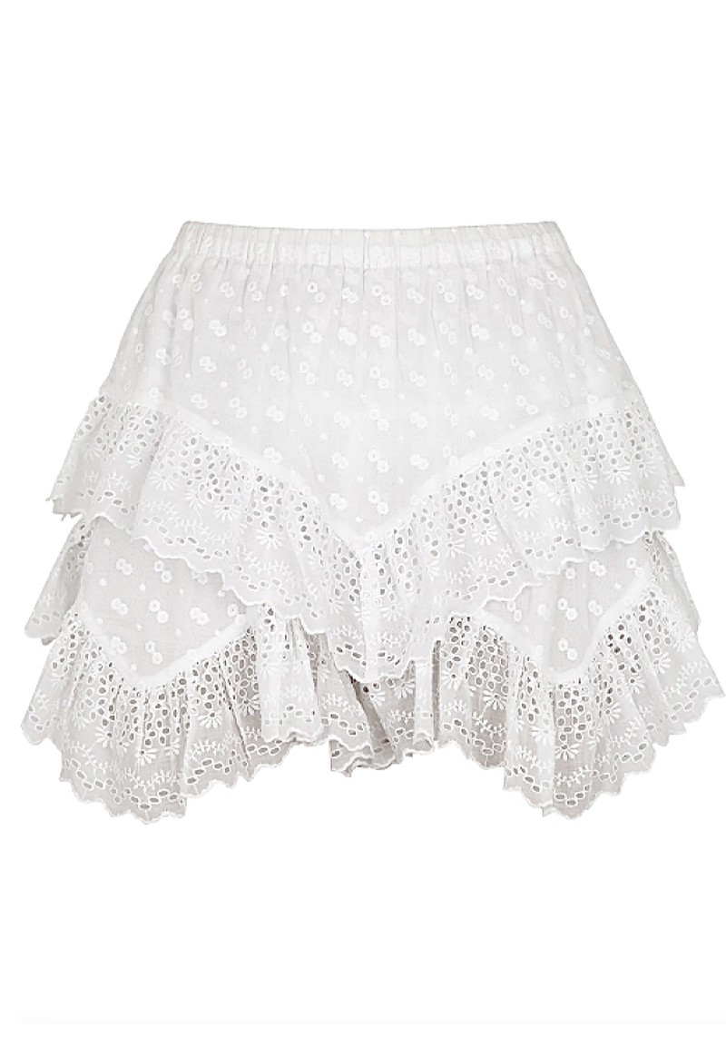 Teocadia Embroidered Cotton Shorts from Isabel Marant