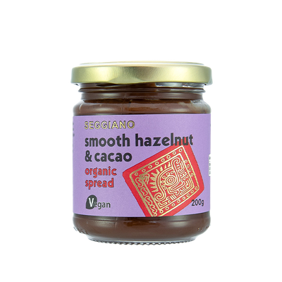 Organic Smooth Hazelnut & Cacao Spread from Seggiano