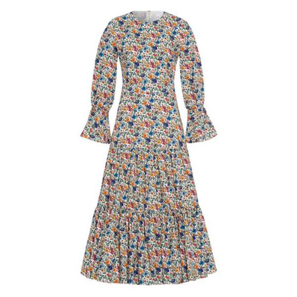 Ruffle Midi Dress Rachel from Ivy & Oak