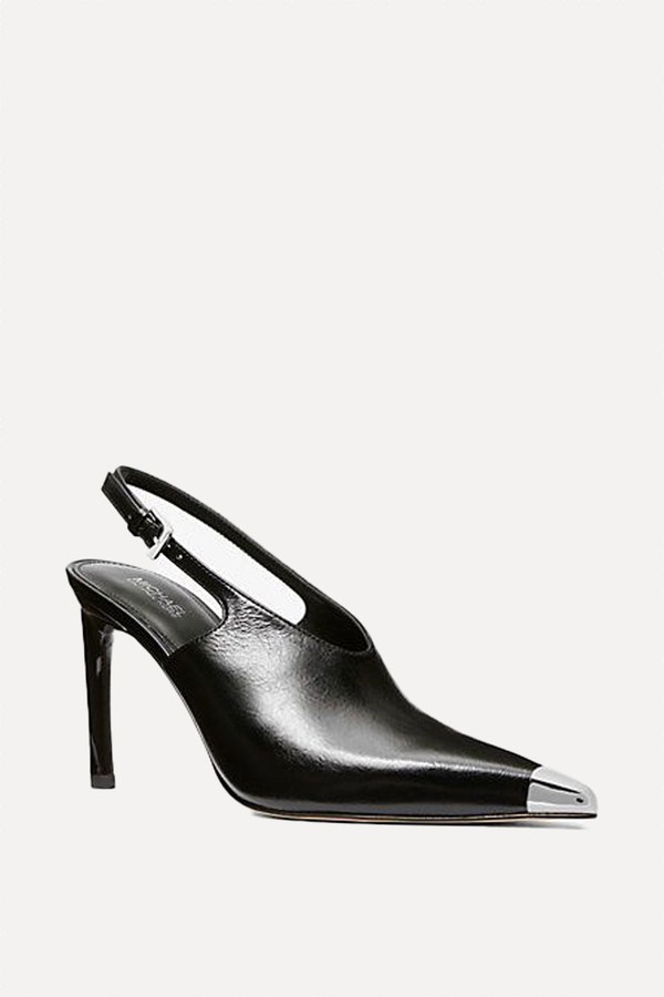 Kasia Leather Slingback Pumps from Michael Kors