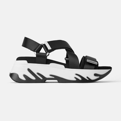Sport Platform Sandals from Zara