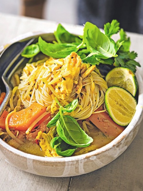Turkey & Squash Laksa Soup