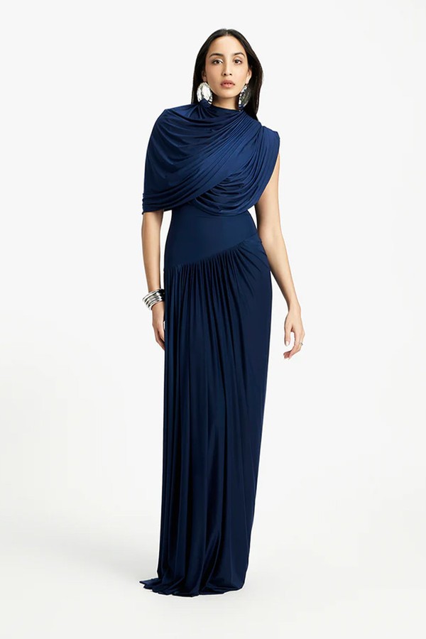 Bloom Draped Maxi Dress from Deme By Gabriella