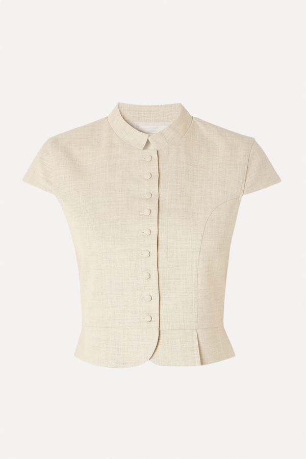 Amoako Paneled Woven Top  from Destree 