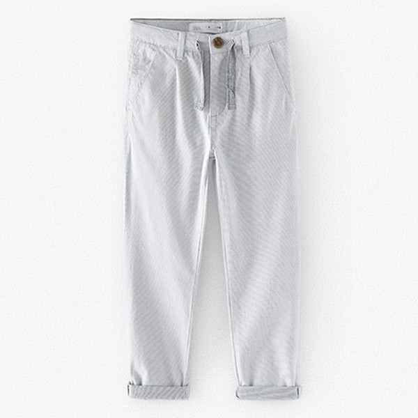 Slim Fit False Plain Chinos