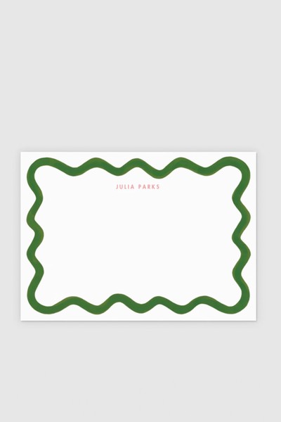 Scallop Trim Notecard Set from Papier