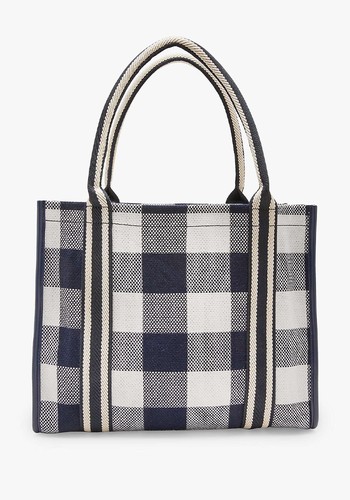 Structured Gingham Tote Bag from Boden