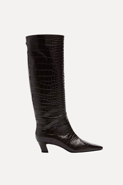 Slick Heeled Knee-High Boot from Russell & Bromley