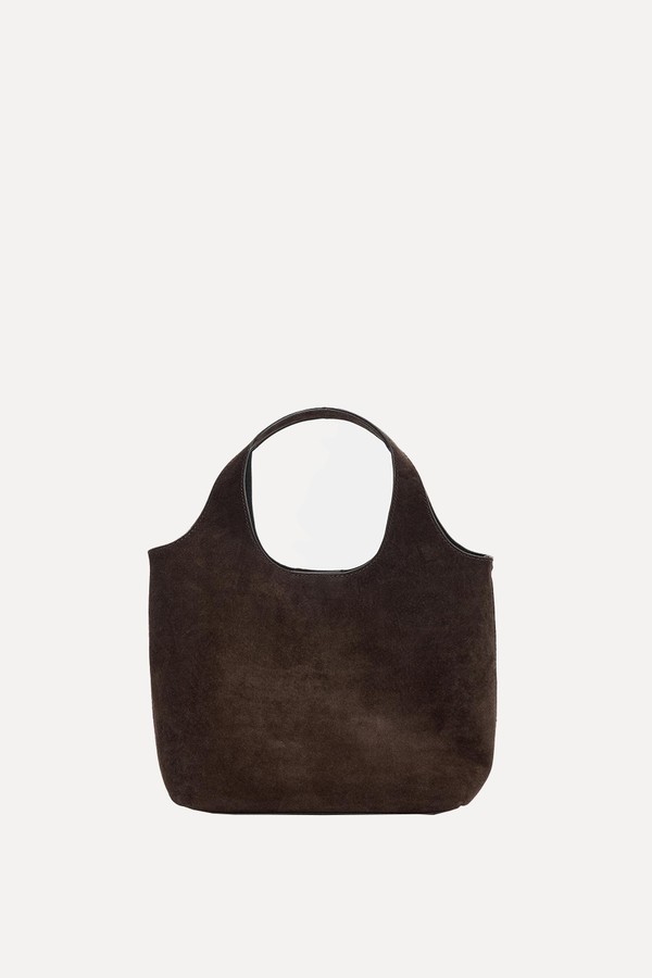 Leather Mini Tote Bag from Zara