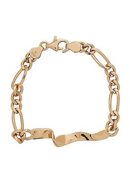 Folded Gold-Plated Chain Bracelet from Cornelia Webb
