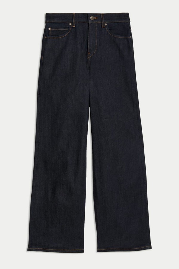 Lyocell Blend Wide Leg Jeans from Autograph