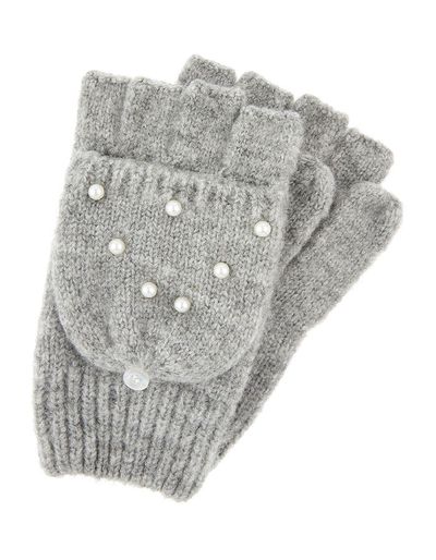 Pearly Knit Capped Mittens from Accessorize