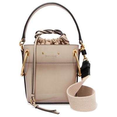 Roy Mini Patent Leather Bucket Bag from Chloé