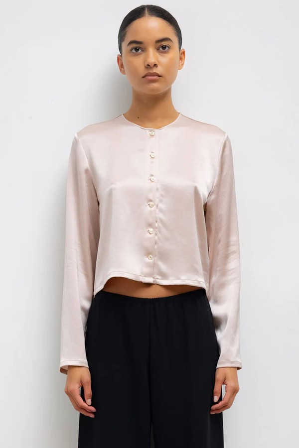 Barb Crew Cardigan from Leset