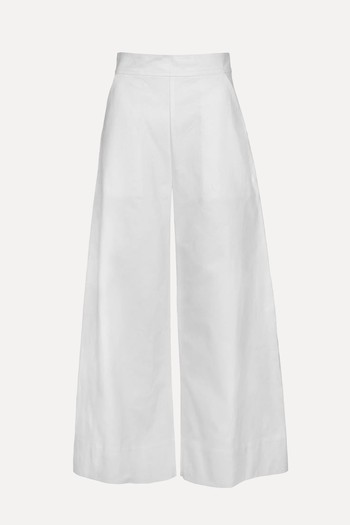 Greta Cotton Drill Trousers from Mondo Corsini