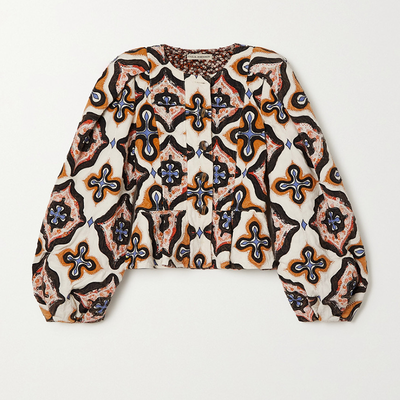 Leila Appliquéd Printed Cotton Jacket, £850 | Ulla Johnson