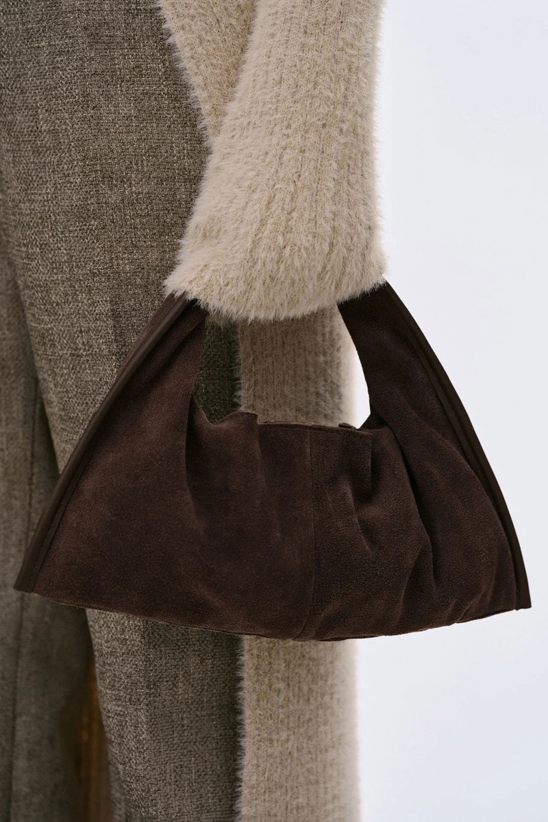 Vida Suede Mini Tote Bag from Source Unknown