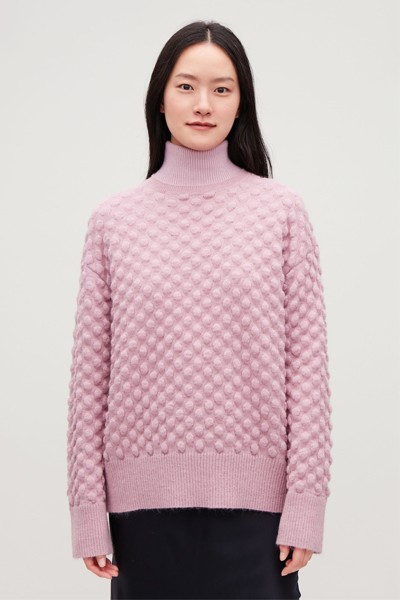 Bobble Stitch Jumper from Cos