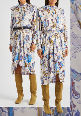 Okleya Printed Midi Dress from Isabel Marant Étoile