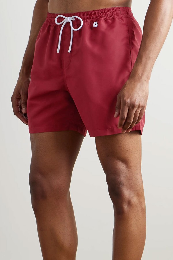 Bay Straight-Leg Mid-Length Swim Shorts from LORO PIANA