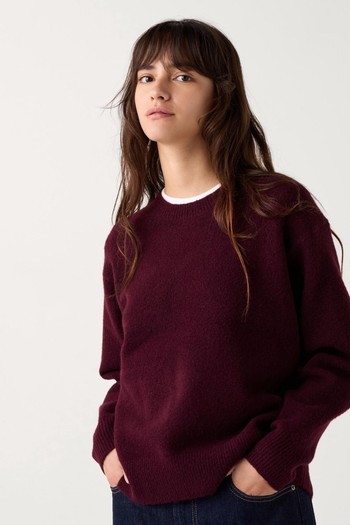 Soufflé Yarn Crew Neck Jumper from Uniqlo