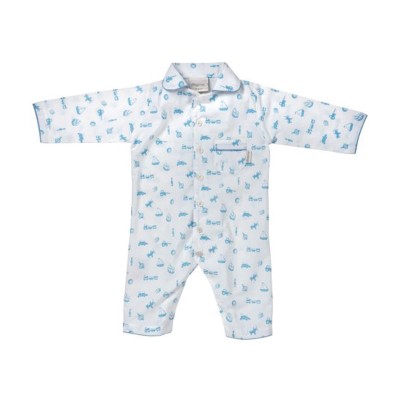 Blue Nursery Romper from Sleepycozy