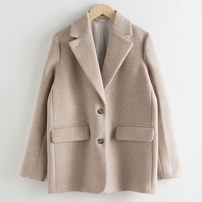 Wool Blend Oversized Blazer from & Other Stories