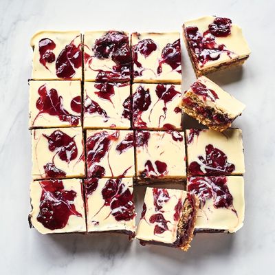 Cherry Bakewell Flapjacks