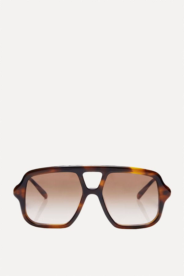 Slim Aviator Sunglasses from Loewe