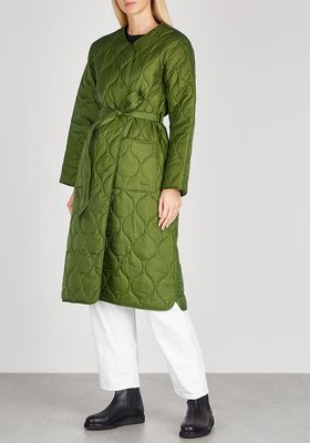 Martha Olive Quilted Shell Coat from Barbour By AlexaChung