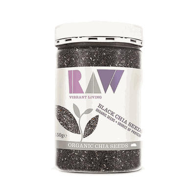 Organic Black Chia Seeds from Raw Health