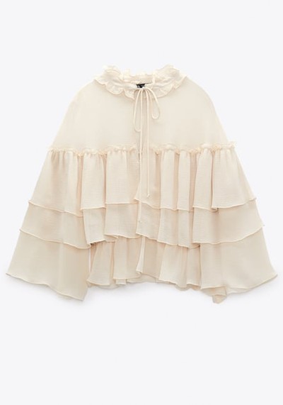 Shirt With Ruffles