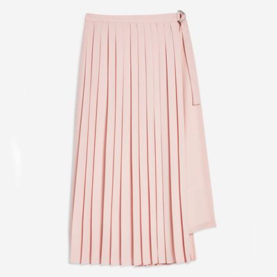 Pleat Midi Skirt from Topshop